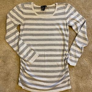 Silver and grey sweater